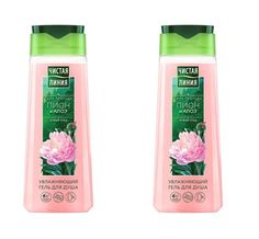 Гель для душа Чистая Линия Увлажняющий 250 мл 2шт в уп