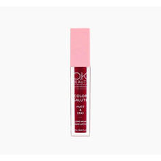 Губная помада O.K.BEAUTY Salute Mate & Stay малиново-красный 7мл