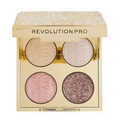 Палетка теней Revolution PRO для век Crystal Eye Quad, Champagne Crystal, 3,2 г