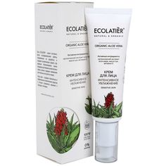 Крем для лица"Интенсивное увлажнение. Organic Aloe Vera" Ecolatier Green , 50 мл