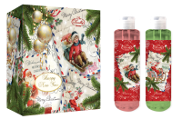 Подарочный набор Liss Kroully: гель для душа Морозные ягоды+ пена для ванн Пихта, по 260 м