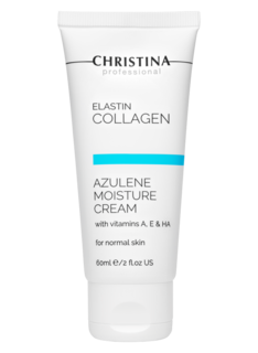 Крем для лица Christina Elastin Collagen Azulene Moisture Cream 60 мл