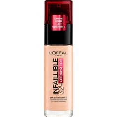 Тональный крем LOreal Paris Infallible 32ч spf 25 свежий тон 020 слоновая кость 30 мл