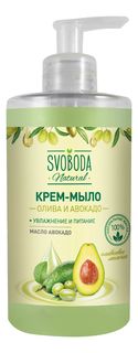 Жидкое крем-мыло Svoboda Natural Олива и авокадо для рук 430 мл