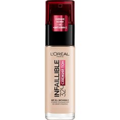 Тональный крем LOreal Paris Infallible 32ч spf 25 свежий тон 015 фарфоровый 30 мл