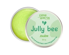 Скраб для губ Jully Bee сахарный, Лайм, 30 г