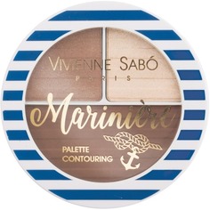 Палетка для скульптурирования лица Vivienne Sabo Mariniere, тон 02