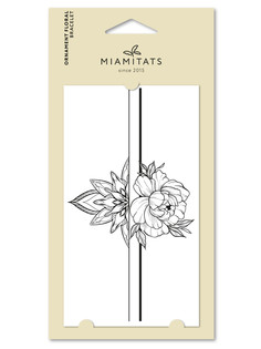 Тату переводные Miamitats браслет, Ornamental Floral Bracelet