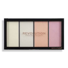 Палетка хайлайтеров Makeup Revolution Re-loaded Lustre Lights, тон Cool, 5 гх4 шт.