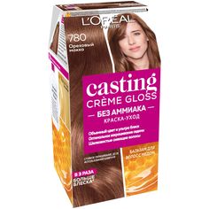 Краска-уход для волос LOreal Paris Casting Creme Gloss ореховый мокко, №780, 183 мл