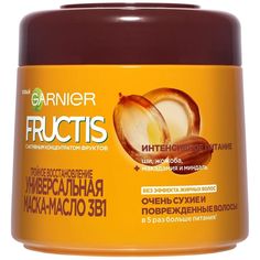 Маска для волос Garnier Fructis 3 в 1 Тройное восстановление 300мл