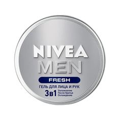 Увлажняющий гель для лица и рук Nivea Men Fresh 3 в 1 для мужчин 75 мл