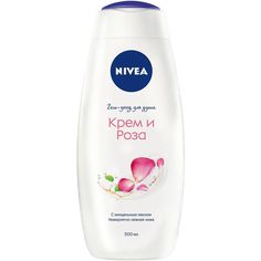 Гель-уход для душа Nivea "Крем и Роза", 500 мл