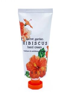 Крем для рук с экстрактом гибискуса Jigott Secret Garden Hibiscus Hand Cream 100 мл