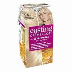 Краска-уход для волос LOreal Paris Casting Creme Gloss, 1021 светло-русый, , 180 мл