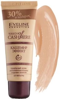 Тональный крем кашемир эффект Eveline Touch of Cashmere Натуральный бежевый 40 мл