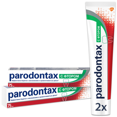 Паста зубная Parodontax с фтором 2x75 мл