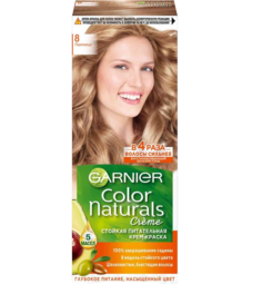 Garnier Color Naturals 8 Пшеница, стойкая крем краска для волос, 110мл