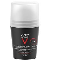 Vichy Homme Дезодорант шариковый, против избыточного потоотделения 72 часа, 50 мл