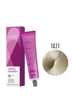 Стойкая крем-краска для волос Londa 12/1 специальный блонд пепельный 60 мл
