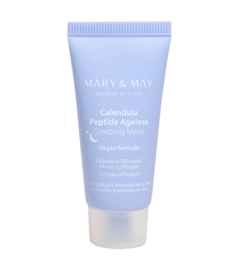 Маска ночная с календулой и пептидами Mary&May Calendula Peptide Ageless Sleeping Mask 30г