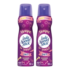 Комплект Дезодорант-спрей Lady Speed Stick Unique Be yourself Designer Series 150 мл х 2