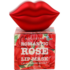 Увлажняющая маска для губ с гидролатом розы Kocostar Vegan Romantic Rose Lip Mask 20 шт