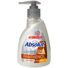 Мыло жидкое Absolut PRO Пантенол антибактериальное 250мл флакон с дозатором 15шт Весна