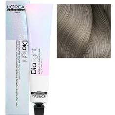 Краска для волос LOreal Dia Light 9-18 Молочный коктейль пепельный мокка 50мл Loreal Professionnel