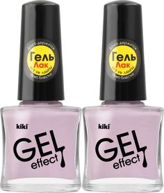 Лак для ногтей Kiki Гель эффект 080 Бледно-розовый, 2 шт