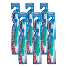 Комплект Зубная щетка DR.CLEAN Professional Средняя х 6 шт. Chirton