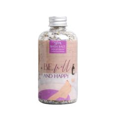 Расслабляющая соль для ванны Be Well And Happy с лепестками лаванды 370 гр Beauty Fox