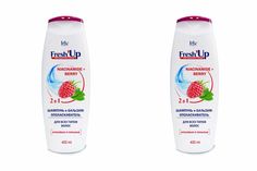 Шампунь и бальзам-ополаскиватель IRIS 2 в 1 ДЛЯ ВСЕХ ТИПОВ ВОЛОС серии FreshUp 400мл. 2шт
