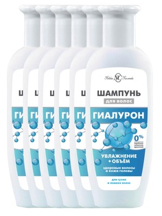 Комплект Шампунь для волос Невская Косметика Гиалурон 250 мл. х 6 шт.