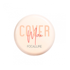 Пудра для лица Focallure Covermax Two Way Cake Pressed Powder тон 02, тёплый беж 6,8 г