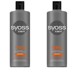 Шампунь Syoss Men Power&Strength для нормальных волос 450 мл 2 шт