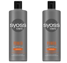 Шампунь Syoss Men Power&Strength для нормальных волос 450 мл 2 шт