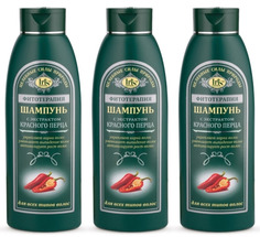 Шампунь Iris Фитотерапия с экстрактом КРАСНОГО ПЕРЦА 500мл,3 шт