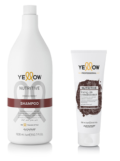 Набор YELLOW для сухих волос NUTRITIVE шампунь 1500 мл + кондиционер 250 мл