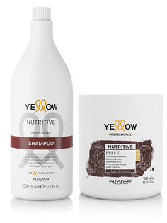 Набор YELLOW для сухих волос NUTRITIVE шампунь 1500 мл + маска 1000 мл