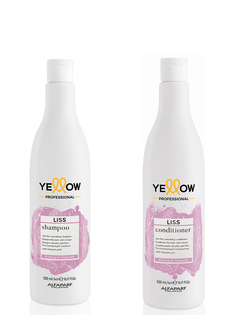 Набор YELLOW для гладких волос LISS шампунь 500 мл + кондиционер 500 мл