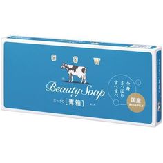 COW Молочное освежающее мыло с прохладным ароматом жасмина Beauty Soap кусок 85г * 6 шт