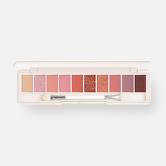 Палетка теней для век Focallure Staymax 10 Color Eyeshadow Palette тон 2, 10 г