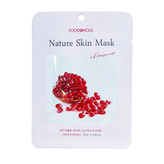 Тканевая маска FoodaHolic Pomegranate Nature Skin Mask с экстрактом граната 23 мл
