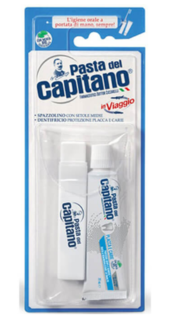 Набор дорожный Pasta del capitano для гигиены полости рта, зубная паста и зубная щётка