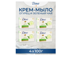 Крем мыло Dove безсульфатные Прикосновение свежести 100 г 4 шт