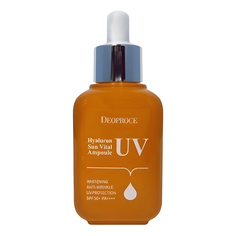 Солнцезащитная сыворотка для лица Deoproce Hyaluron Sun Vital Ampoule UV SPF50+ PA++++