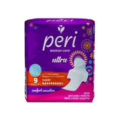 Женские гигиенические прокладки Peri Ultra Super 9 шт