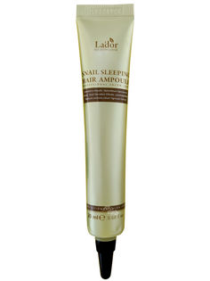Ночная восстанавливающая сыворотка для волос Lador Snail Sleeping Hair Ampoule 20 мл Lador