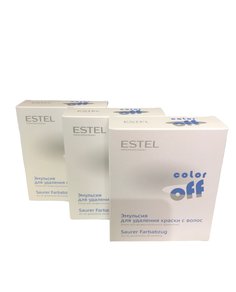 Эмульсия ESTEL Color Off для удаления краски с волос 3 шт